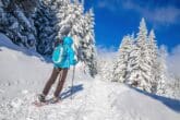 Snowshoeing at Crystal Creek Mountain Lodge